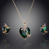 Crystal Animal Pendant Jewelry Set