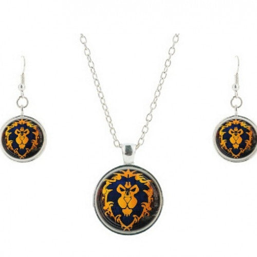 Fashion Cute Lion Jewelry Set